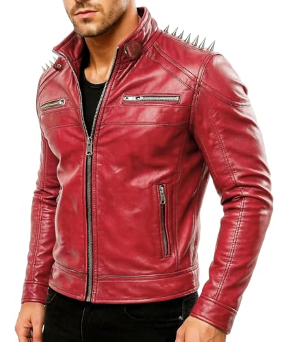ジャケット・アウター [PCCVISION] 3MAN0N Biker Leather Jacket 41gh++RevjL.jpg